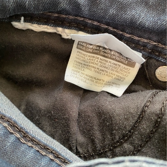 LEVIS DENIM CURE LOW RISE SKINNY DARK WASH JEANS SIZE - Picture 4 of 5